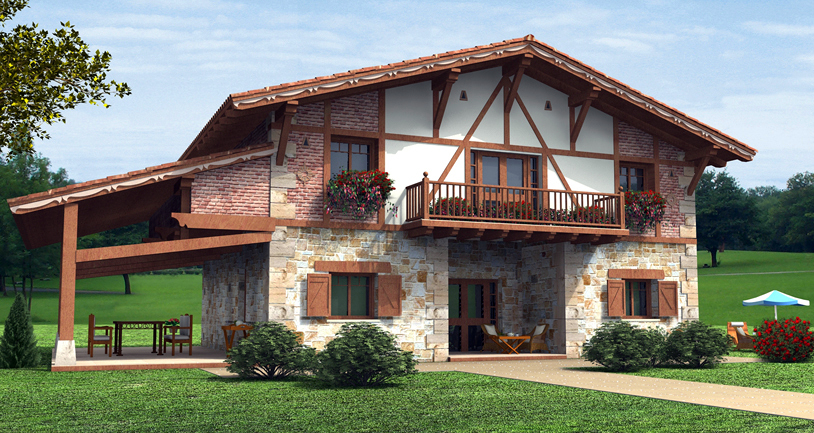Vivienda con esencia de baserri