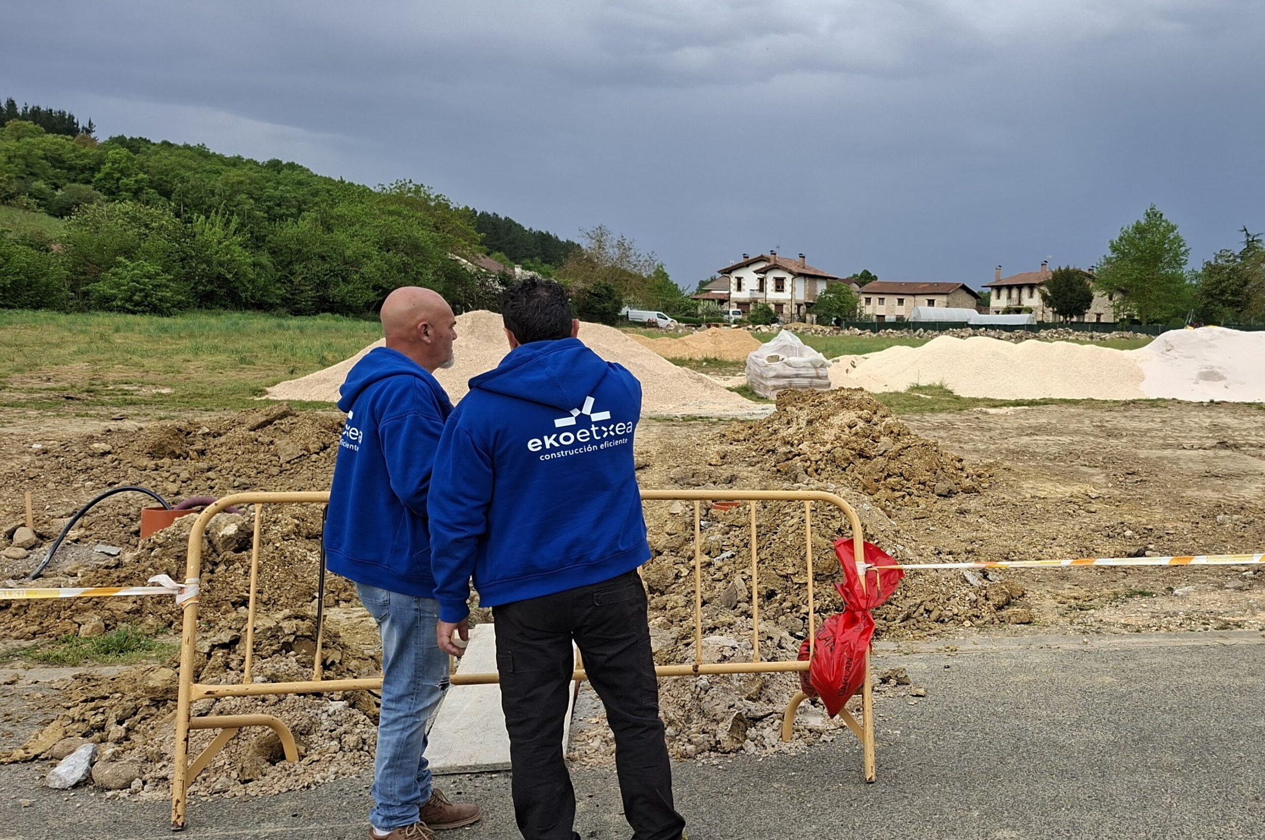 Nueva vivienda unifamiliar en construcción en Álava.