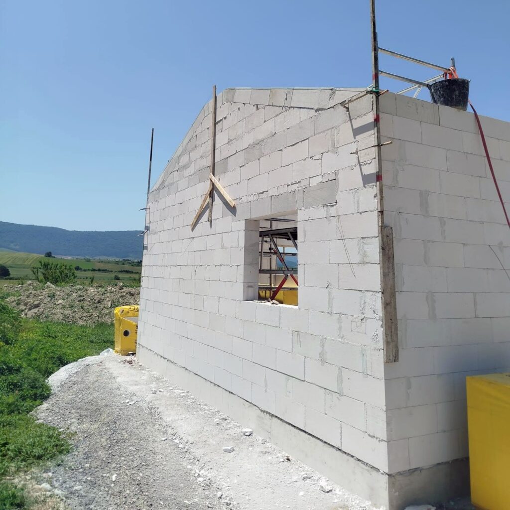 Vivienda con estructura de hormigón celular